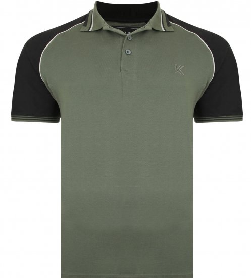 Kam Jeans 5445 Pique Polo Khaki - Polotrøjer - Polotrøjer 2XL-8XL