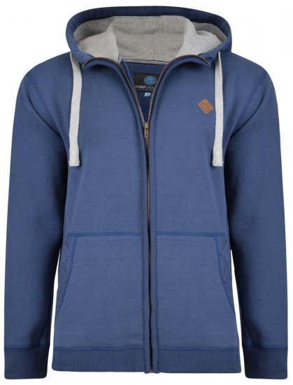 Kam Jeans 717 Hoodie Denim - Trøjer og hættetrøjer - Trøjer og Hættetrøjer i store størrelser - 2XL-14XL