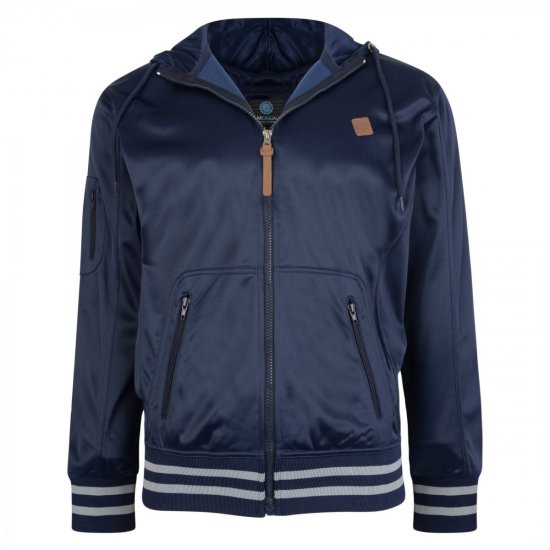 Kam Jeans 799 Tricot Hoody Navy - Trøjer og hættetrøjer - Trøjer og Hættetrøjer i store størrelser - 2XL-14XL