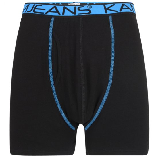 Kam Jeans Boxershorts Sort og Mørkeblå 2-Pak - Undertøj og badetøj - Badetøj og Undertøj i store størrelser 
