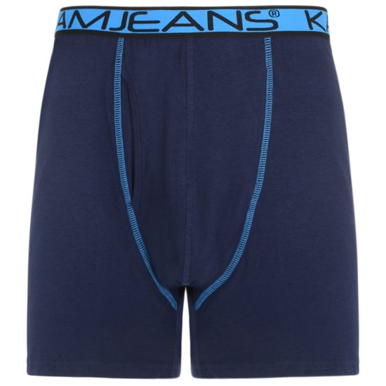 Kam Jeans Boxershorts Sort og Mørkeblå 2-Pak - Undertøj og badetøj - Badetøj og Undertøj i store størrelser 