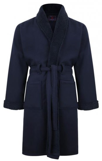 Kam Jeans 878 Sherpa Lined Dressing Robe - Undertøj og badetøj - Badetøj og Undertøj i store størrelser 