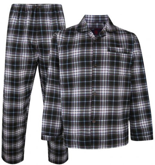Kam Jeans 880 Flannel Pyjama Set - Undertøj og badetøj - Badetøj og Undertøj i store størrelser 