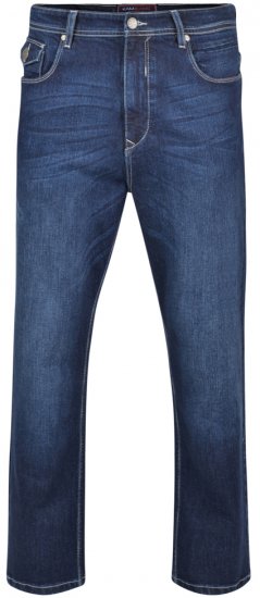 Kam Jeans Alonso Blue Mid Used - Jeans og bukser - Herrejeans og bukser i store størrelser W40-W70