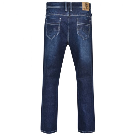 Kam Jeans Alonso Blue Mid Used - Jeans og bukser - Herrejeans og bukser i store størrelser W40-W70