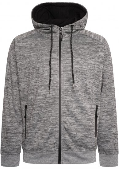 Kam Jeans KBS AP008 Active Performance Hoody Grey - Trøjer og hættetrøjer - Trøjer og Hættetrøjer i store størrelser - 2XL-14XL