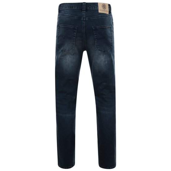 Kam Jeans ARON LOW WAIST Stretchjeans Dark Wash - Jeans og bukser - Herrejeans og bukser i store størrelser W40-W70