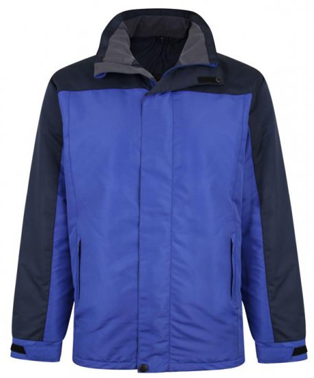 Kam Jeans KV113 Padded Waterproof Coat Navy - Jakker - Jakker i store størrelser, 2XL- 12XL