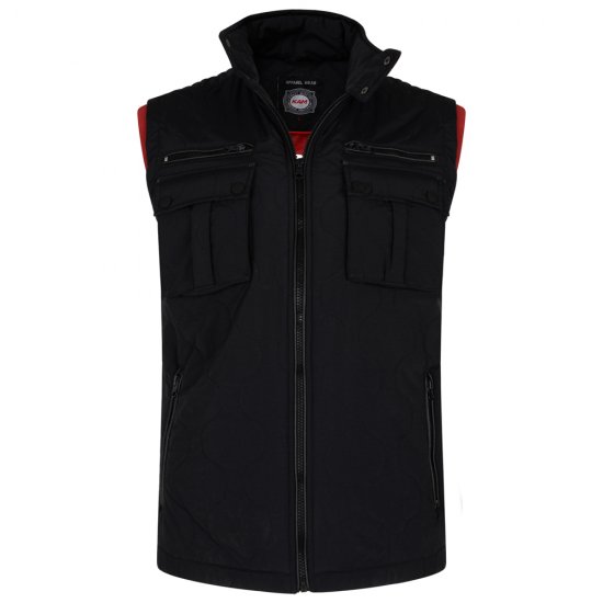 Kam Jeans KV73 Vest Black - Jakker - Jakker i store størrelser, 2XL- 12XL