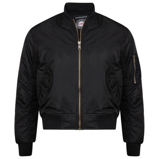 Kam Jeans KV75 Bomber Jacket Black - Jakker - Jakker i store størrelser, 2XL- 12XL