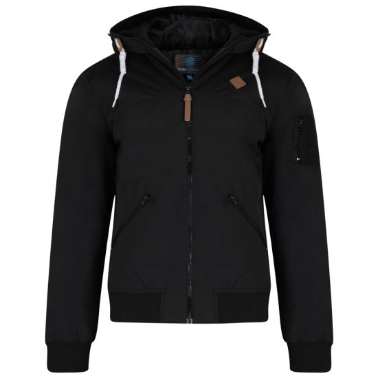 Kam Jeans KV76 Bomber Jacket Black - Jakker - Jakker i store størrelser, 2XL- 12XL
