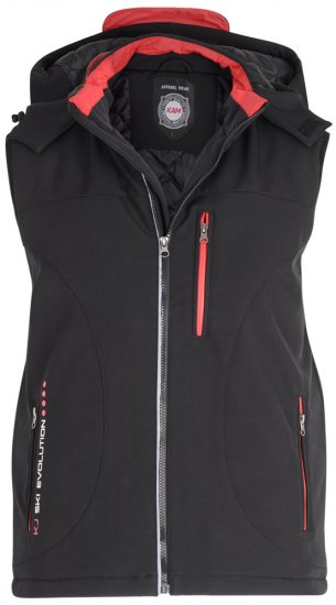 Kam Jeans KV88 Soft Shell Vest - Jakker - Jakker i store størrelser, 2XL- 12XL