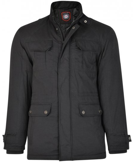 Kam Jeans KV95 Jacket Black - Jakker - Jakker i store størrelser, 2XL- 12XL