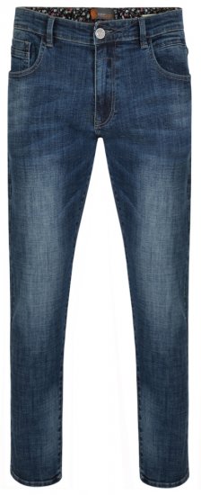 Kam Jeans Lorenzo Mid Used - Jeans og bukser - Herrejeans og bukser i store størrelser W40-W70