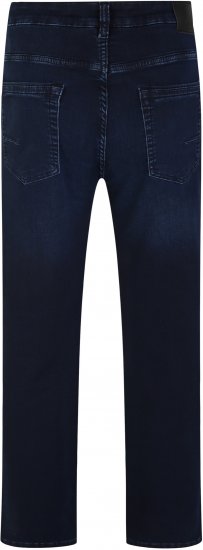 Kam Jeans Nunez Knitted Denim Stretch Fashion Jeans Dark Blue - Jeans og bukser - Herrejeans og bukser i store størrelser W40-W70
