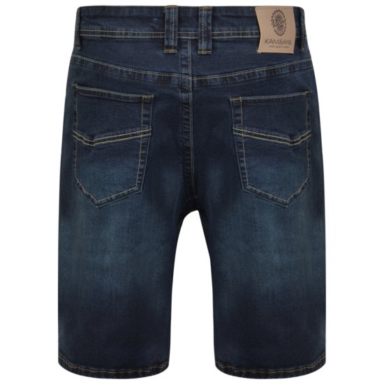 Kam Jeans Vincent Shorts Dark Used - Shorts - Shorts i store størrelser - W40-W60