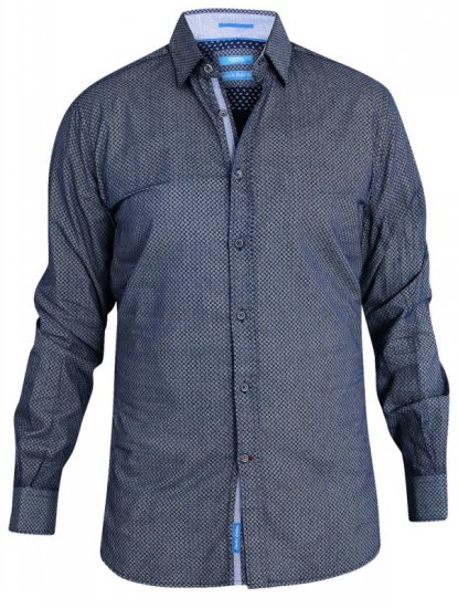 D555 Kermit Long Sleeve Printed Shirt - Skjorter - Skjorter til store mænd 2XL- 8XL