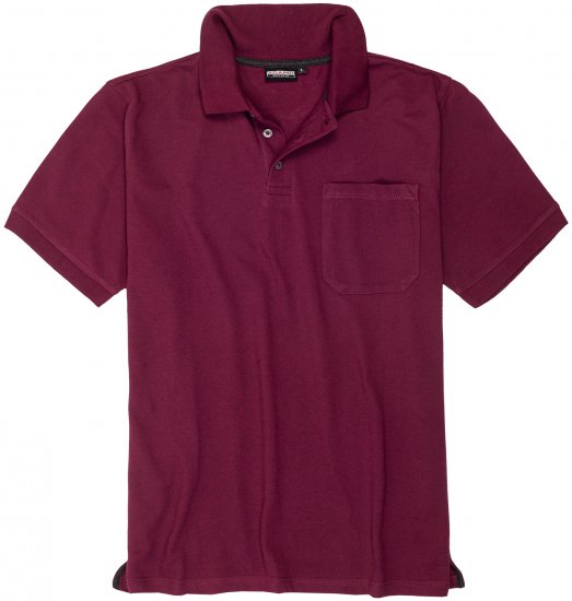 Adamo Klaas Regular fit Polo Shirt with Pocket Blackberry - Polotrøjer - Polotrøjer 2XL-8XL