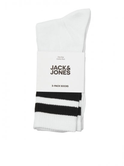Jack & Jones Travis Tennisstrømper Hvid 3-pak - Undertøj og badetøj - Badetøj og Undertøj i store størrelser 