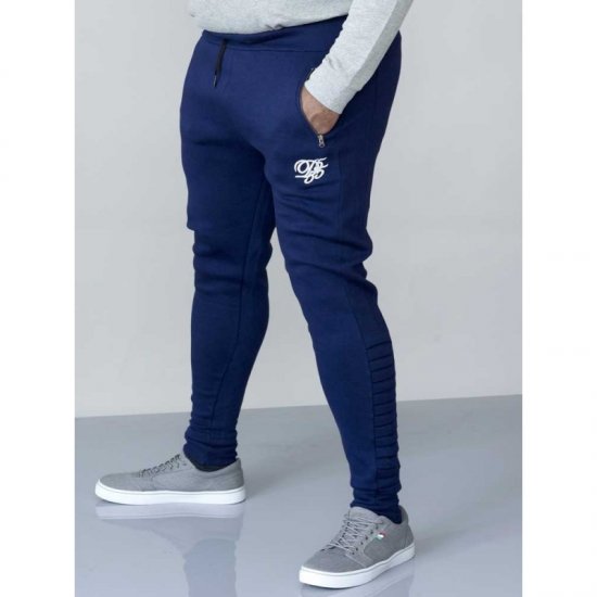 D555 Javier Fashion Sweatpants Navy - Joggingbukser og shorts - Sweatpants og Sweatshorts 2XL-12XL