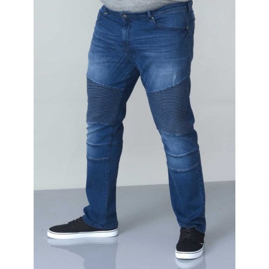 D555 Abrams Biker Style Jeans - Jeans og bukser - Herrejeans og bukser i store størrelser W40-W70