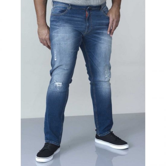 D555 Asher 1959 Stretch Jeans with rips - Jeans og bukser - Herrejeans og bukser i store størrelser W40-W70
