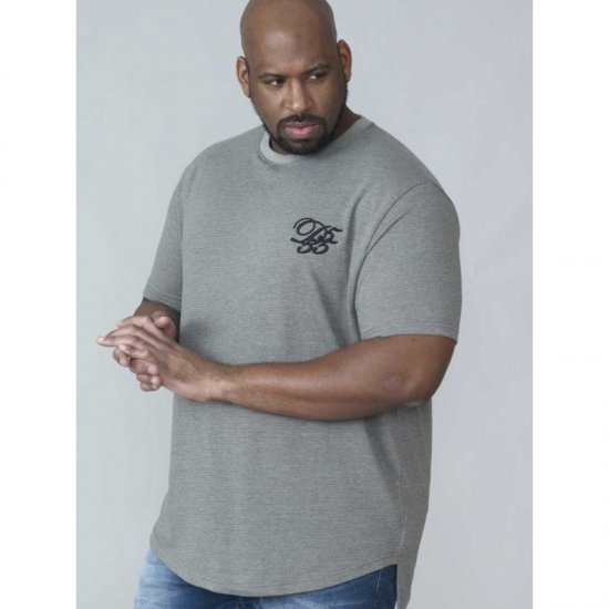 D555 Agler Waffle T-shirt Khaki - T-shirts - T-shirts i store størrelser - 2XL-14XL