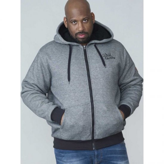 D555 William Sherpa Lined Hoodie - Trøjer og hættetrøjer - Trøjer og Hættetrøjer i store størrelser - 2XL-14XL