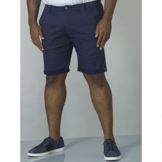 D555 Calvin Stretch Shorts Navy - Shorts - Shorts i store størrelser - W40-W60