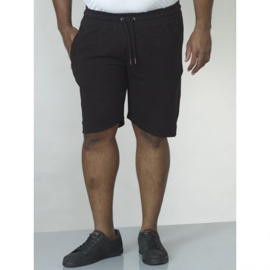 D555 Jackie Ribbed Jersey Shorts Black - Joggingbukser og shorts - Sweatpants og Sweatshorts 2XL-12XL