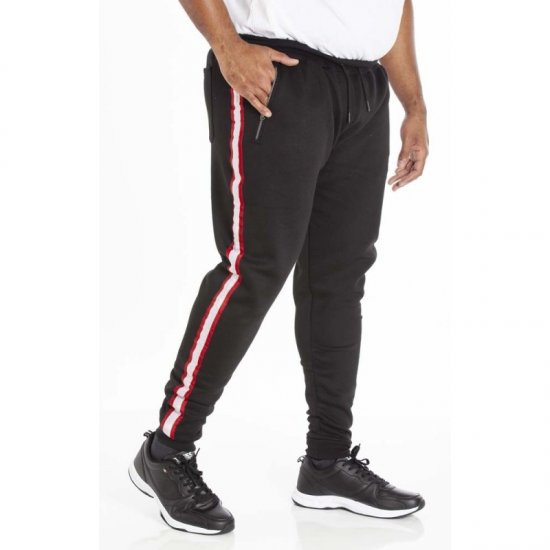D555 Virginia Sweatpants Black - Joggingbukser og shorts - Sweatpants og Sweatshorts 2XL-12XL
