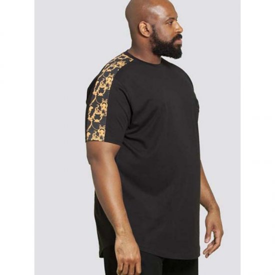 D555 Damien Couture T-shirt Black - T-shirts - T-shirts i store størrelser - 2XL-14XL