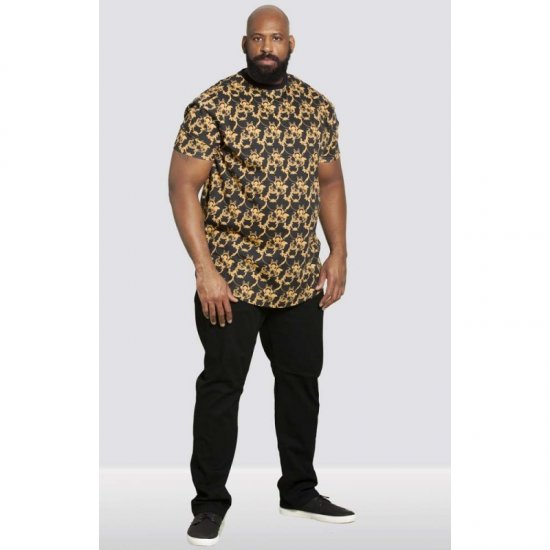 D555 Dave Couture T-shirt Black - T-shirts - T-shirts i store størrelser - 2XL-14XL