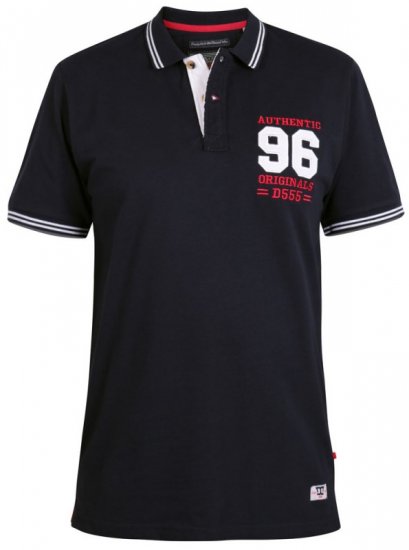 D555 Bartley Polo Dark Navy - Polotrøjer - Polotrøjer 2XL-8XL
