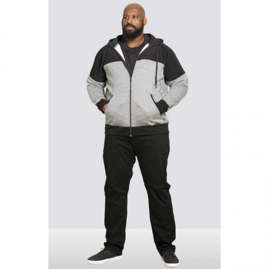 D555 Banbury Hoodie Black - Trøjer og hættetrøjer - Trøjer og Hættetrøjer i store størrelser - 2XL-14XL