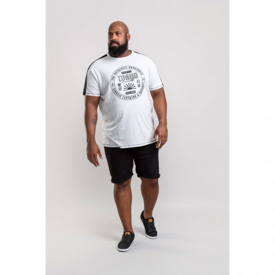 D555 Walton T-shirt White - T-shirts - T-shirts i store størrelser - 2XL-14XL