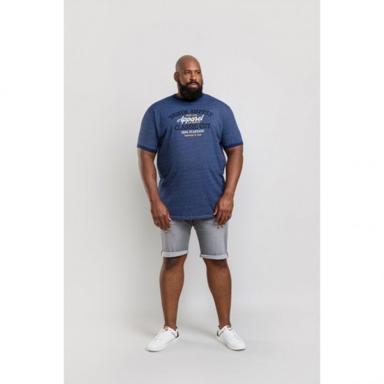 D555 Kody T-shirt Navy - T-shirts - T-shirts i store størrelser - 2XL-14XL