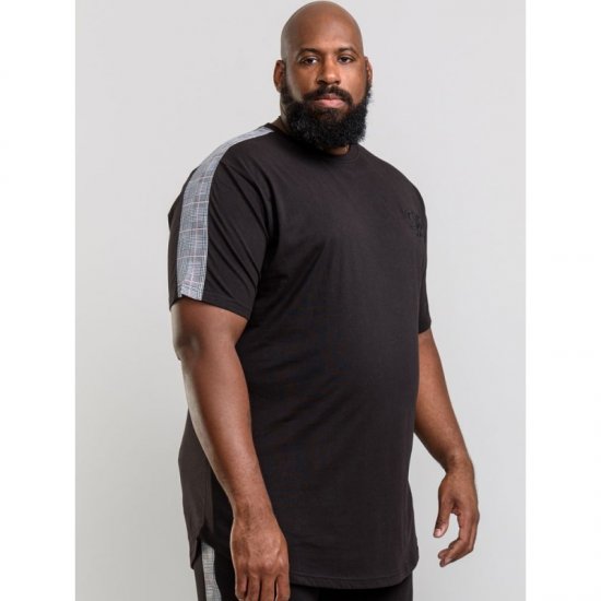D555 Diaz T-shirt Black - T-shirts - T-shirts i store størrelser - 2XL-14XL