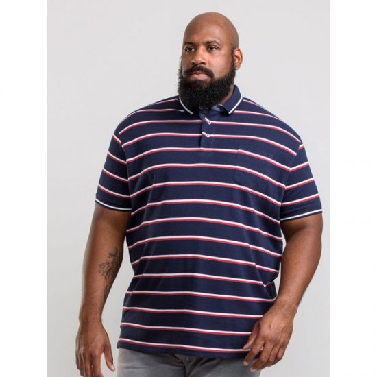 D555 Holmes Polo Navy - Polotrøjer - Polotrøjer 2XL-8XL