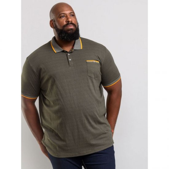 D555 Marshall Polo Khaki - Polotrøjer - Polotrøjer 2XL-8XL