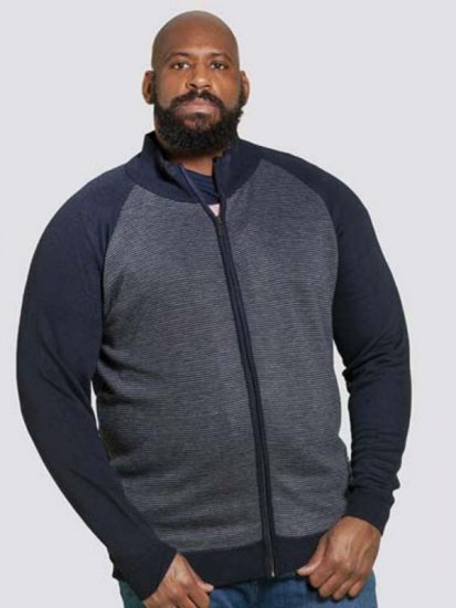 D555 Tanner Sweater Navy - Trøjer og hættetrøjer - Trøjer og Hættetrøjer i store størrelser - 2XL-14XL