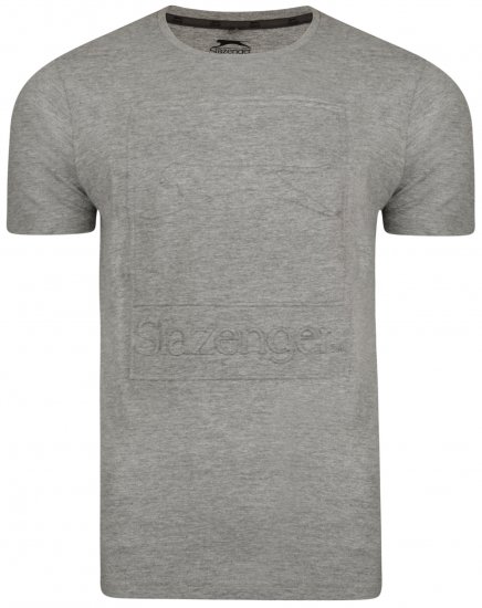 Slazenger Kurtis T-shirt Grey - T-shirts - T-shirts i store størrelser - 2XL-14XL