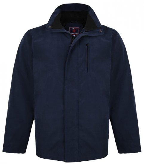 Kam Jeans KV111 Smart Casual Jacket Navy - Jakker - Jakker i store størrelser, 2XL- 12XL