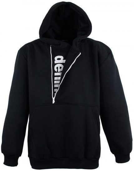 Lavecchia 214 Half-zip Hoodie Black - Trøjer og hættetrøjer - Trøjer og Hættetrøjer i store størrelser - 2XL-14XL