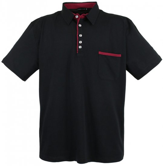 Lavecchia 1701 Jersey Poloshirt Black - Polotrøjer - Polotrøjer 2XL-8XL