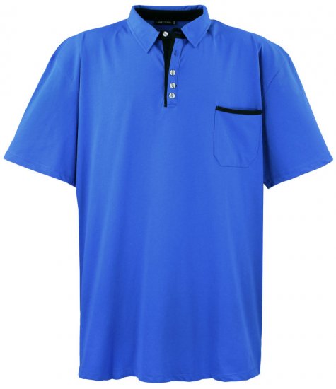 Lavecchia 1701 Jersey Poloshirt Royal Blue - Polotrøjer - Polotrøjer 2XL-8XL