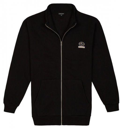 Lavecchia 2027 Sweatshirt med lynlås Sort - Trøjer og hættetrøjer - Trøjer og Hættetrøjer i store størrelser - 2XL-14XL