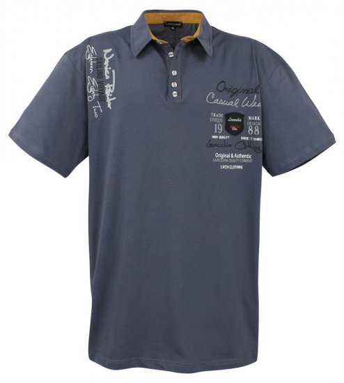 Lavecchia 610 T-shirt med krave Antracit - Polotrøjer - Polotrøjer 2XL-8XL