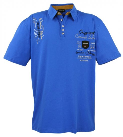 Lavecchia 610 T-shirt med krave Kongeblå - Polotrøjer - Polotrøjer 2XL-8XL