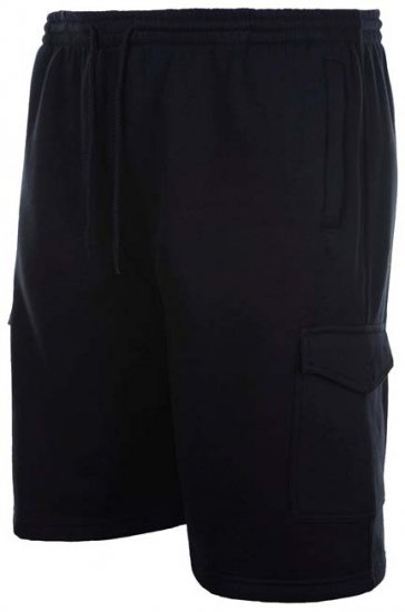 Espionage LW051 cargo sweatshorts sort - Joggingbukser og shorts - Sweatpants og Sweatshorts 2XL-12XL